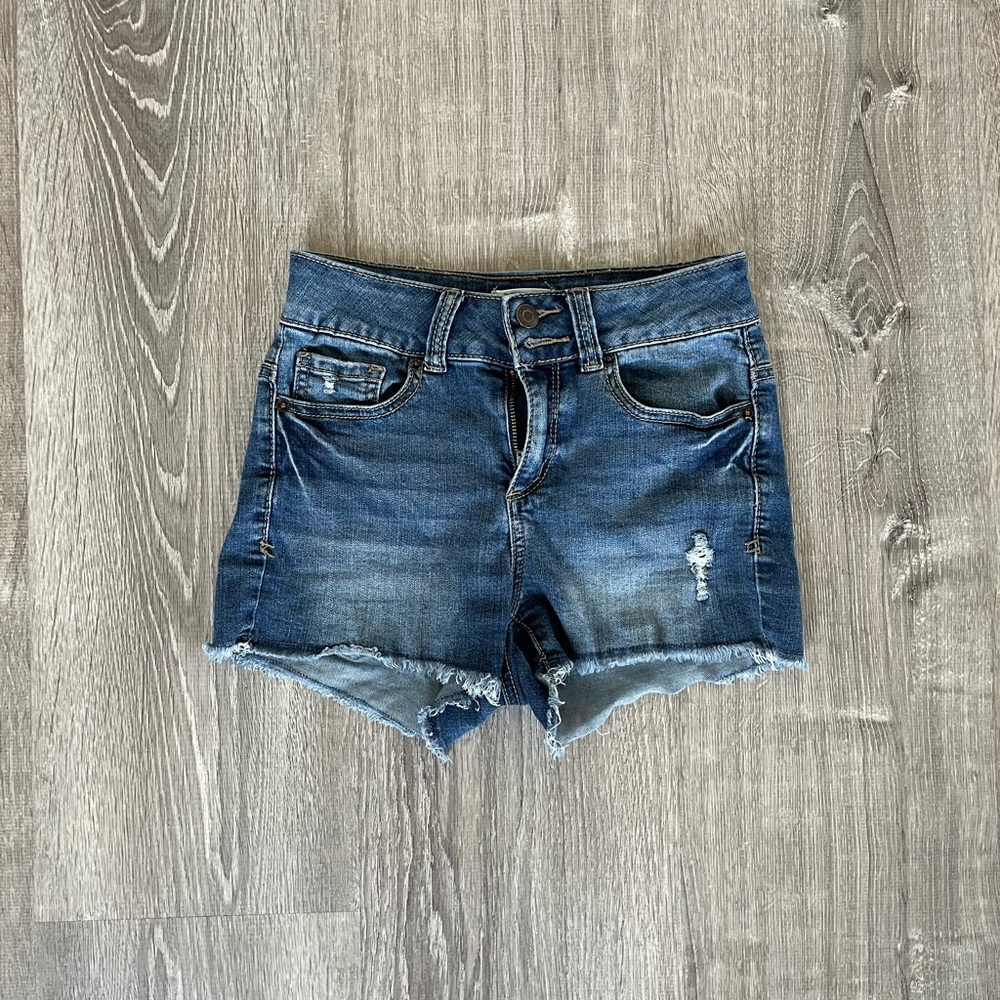Mudd FLX Stretch High Waisted Jean Shorts